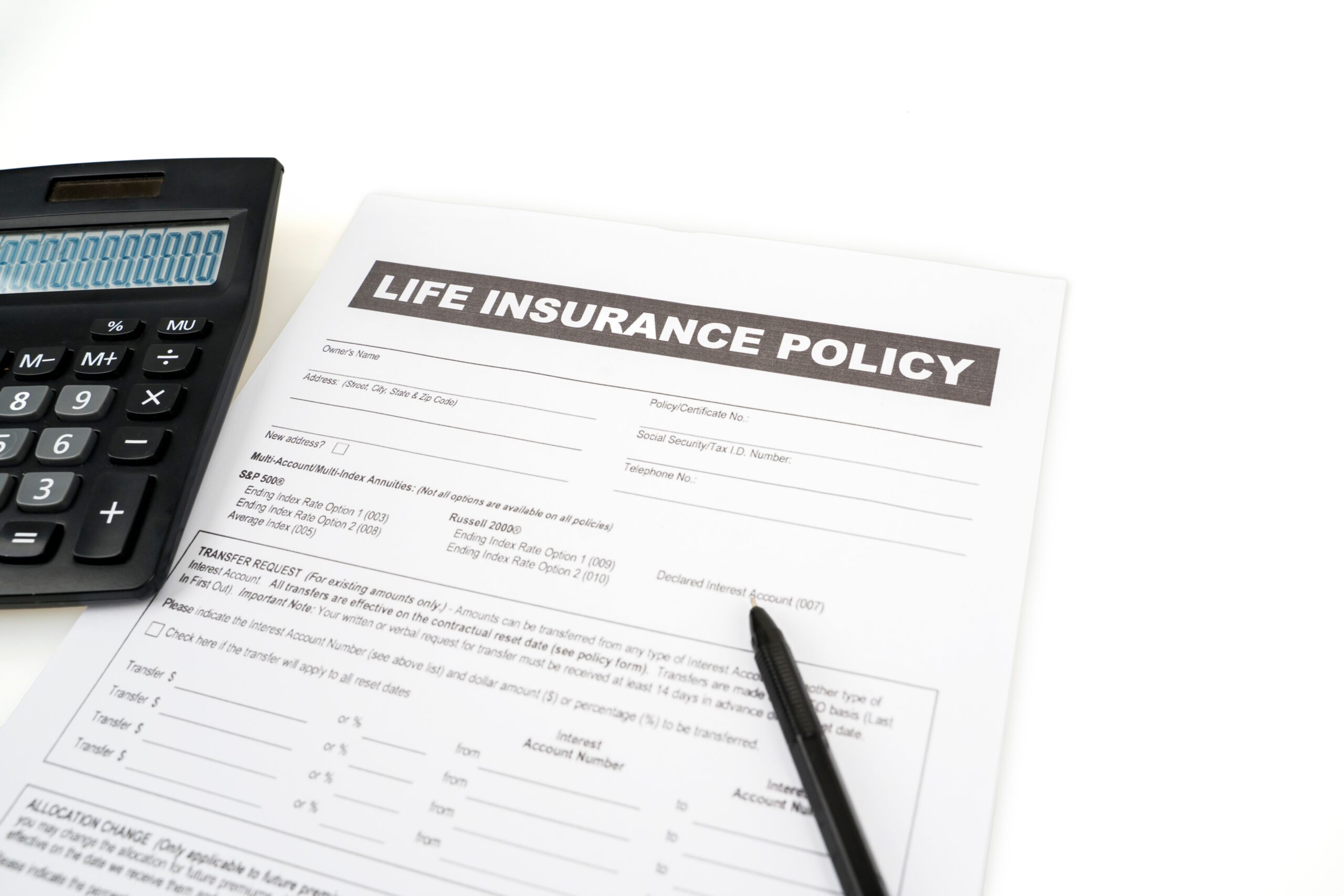 Insurance policies