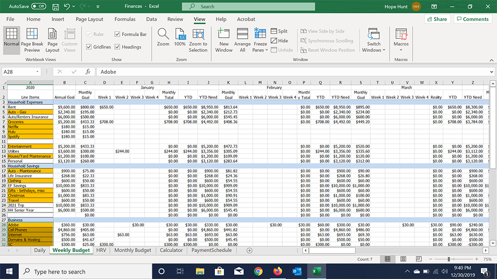 A New Year, A New Budget - Blogging Away Debt Blogging Away Debt