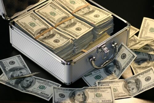 suit case full of money