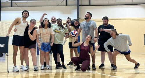 Hope's family volleyball pic 